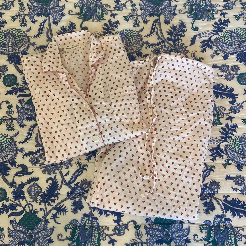 RARE ROLLER RABBIT PAJAMAS SIZE XS